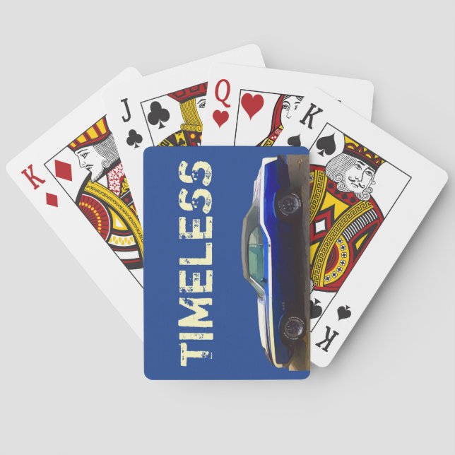 MUSCLE CAR PLAYING CARDS (Back)