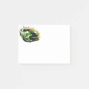 Muscle Car Post-it Notes