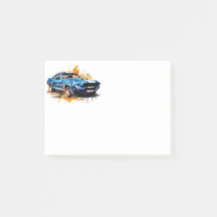 Muscle Car Post-it Notes