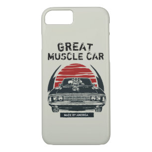 Muscle Car Poster Case-Mate iPhone Case