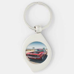 Muscle Car: Precision and Performance Keychain