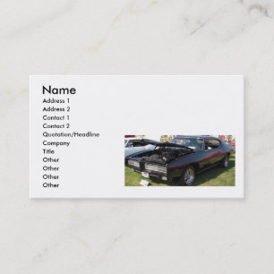 Muscle Cars Business Card