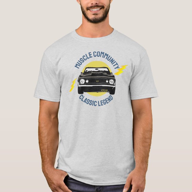Muscle Community Classique Légende Lumière T-shirt (Devant)
