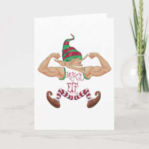 Muscle Elf Card