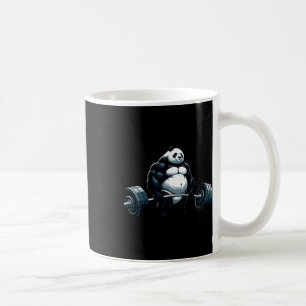 Muscle Gym Panda Bodybuilder Weightlifting Motivat Coffee Mug