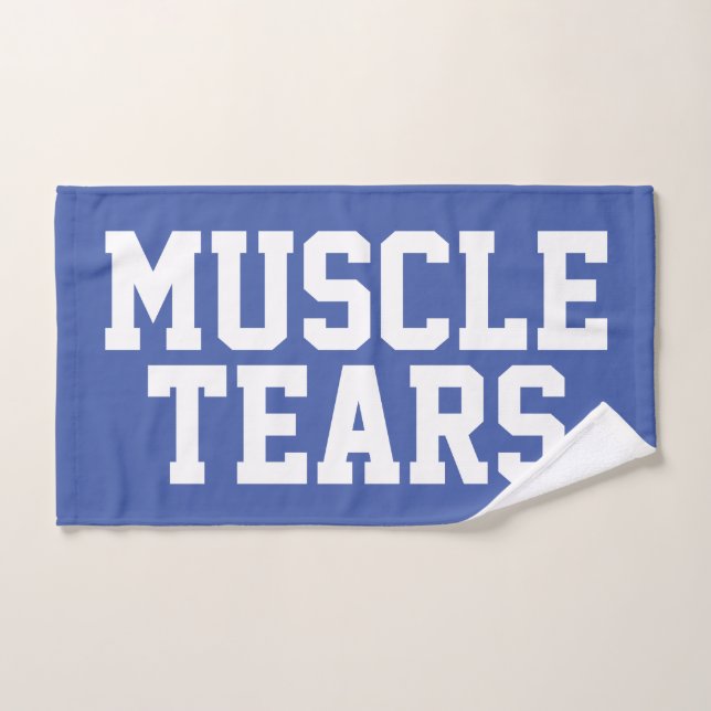 Muscle Larmes Entraînement Serviette (Serviette à main)