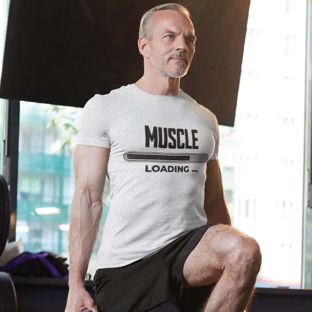 Muscle Loading Progress T-Shirt (Creator Uploaded)