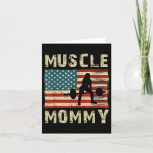 Muscle Mommy Womens Bodybuilding Bodybuilder Weigh Card