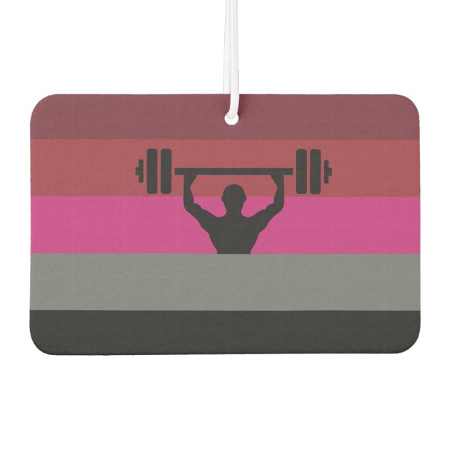 Muscle Pride Air Freshener (Front)