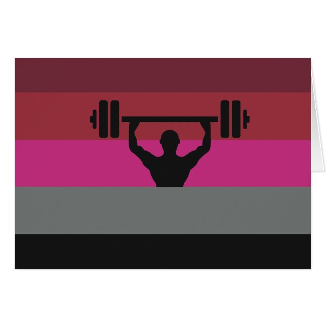 MUSCLE PRIDE FLAG (Front Horizontal)