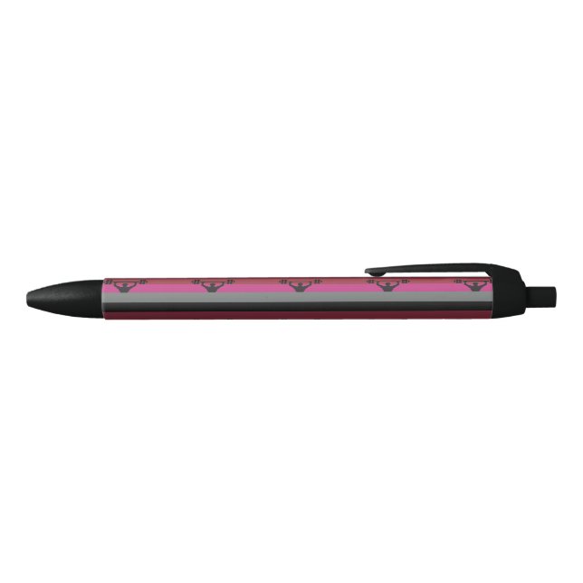 MUSCLE PRIDE FLAG BLACK INK PEN (Top)