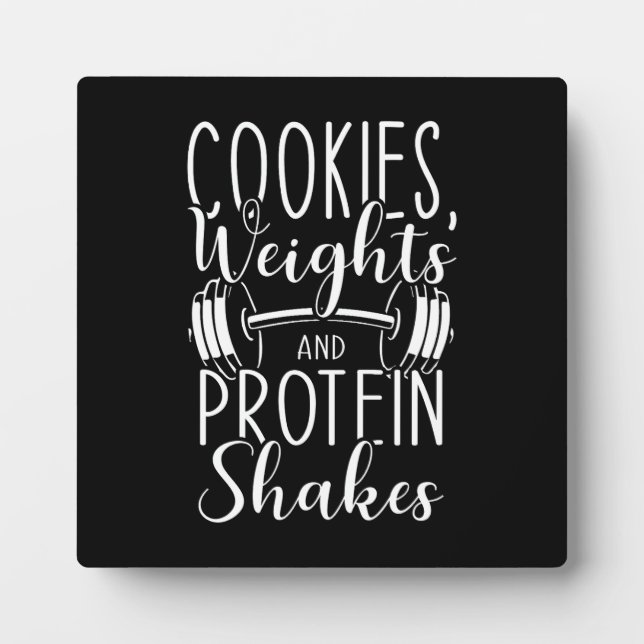 Muscle Shakes & Funny Gym Plaque (Devant)