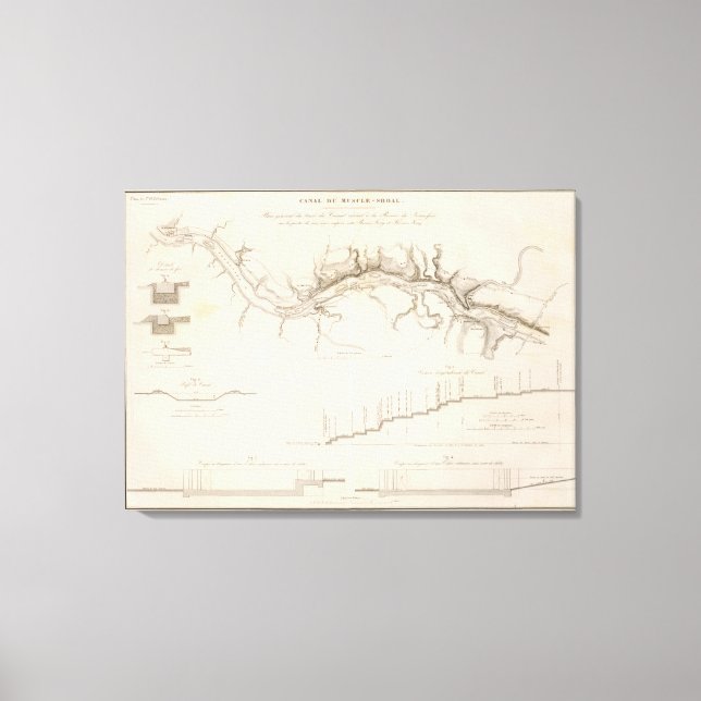 Muscle Shoals Canvas Print (Front)