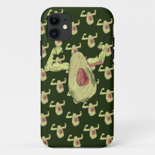 Muscled Avocado iPhone 11 Case