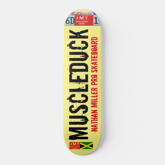 MUSCLEDUCK  NATHAN MILLER JMT USA Skateboard (Front)