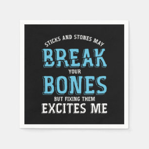 Muscles Bone Surgeon Orthopedic Gift Stick And Sto Napkin