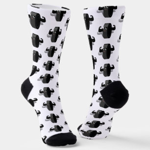 Muscles on Ice Hockey Puck Socks