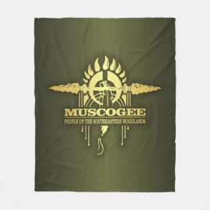 Muscogee 2o fleece blanket
