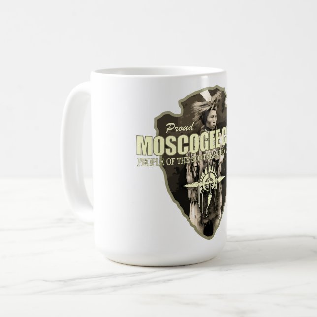 Muscogee Creek (arrowhead) Coffee Mug (Front Left)