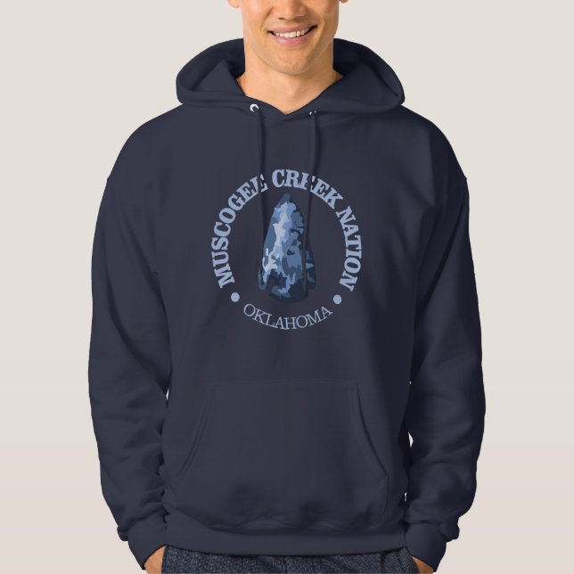 Muscogee Creek Nation (arrowhead) Hoodie (Front)