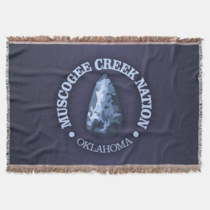 Muscogee Creek Nation (arrowhead) Throw Blanket