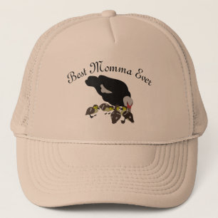 Muscovy Duck and Adorable Duckling Trucker Hat
