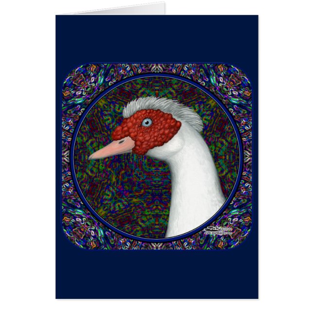 Muscovy Duck Head (Devant)