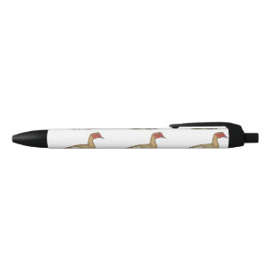 Muscovy Light Chocolate Drake Black Ink Pen