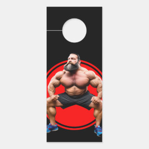 Muscular Bearded Door Hanger