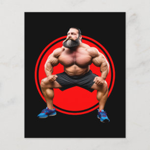 Muscular Bearded Flyer