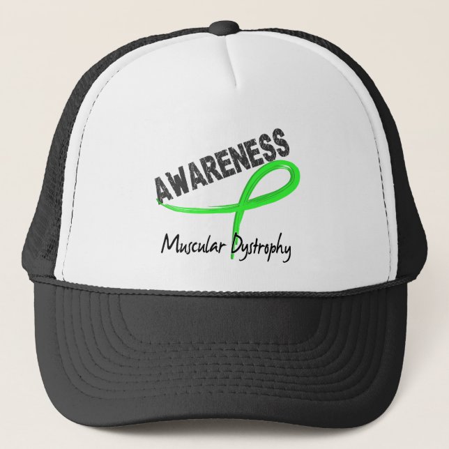 Muscular Dystrophy Awareness 3 Trucker Hat (Front)