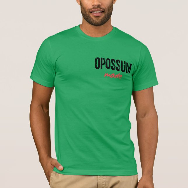 Muscular possum 🐾 bold design T-Shirt (Front)