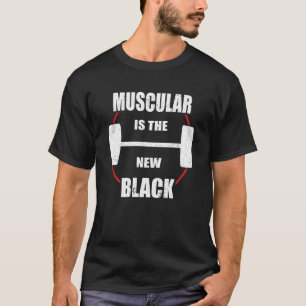 Muscular the new black powerlifter bodybuilder & s T-Shirt