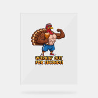 Muscular Turkey Gym Champion Funny Thanksgiving Cl