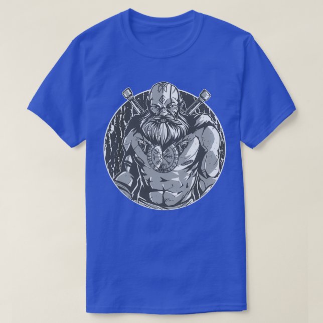 Muscular viking Classic TShirt (Design Front)