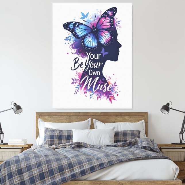 Muse Emergence | Muse Rebirth Canvas Print (Insitu(Bedroom))