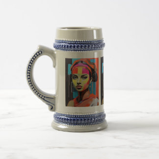 Muse in Color - Art Beer Stein