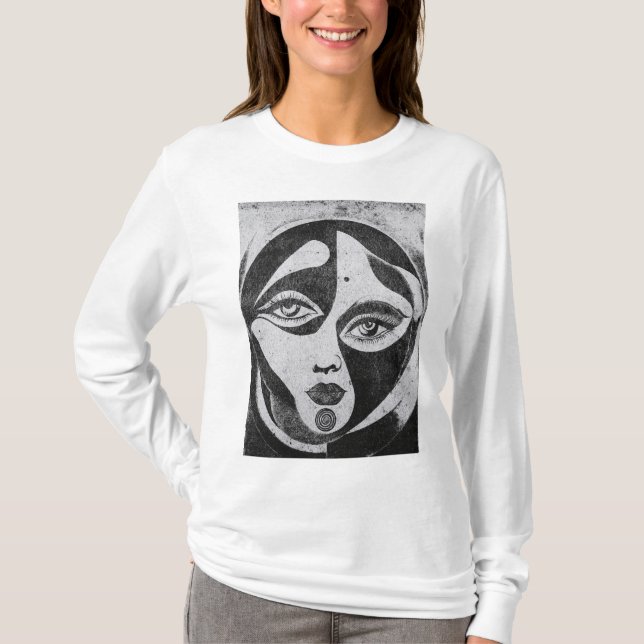 Muse in Motion: Abstract Grace T-Shirt (Front)