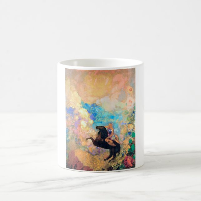 Muse on Pegasus, Redon Coffee Mug (Center)