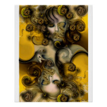 "Muse Sensitive". Poster brillant