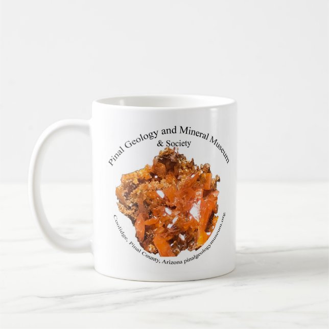 Musée de la géologie du pin Logo Mug (Gauche)