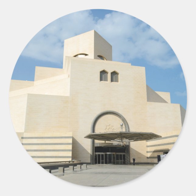 Musée des Arts Islamiques, Qatar autocollant rond (Devant)