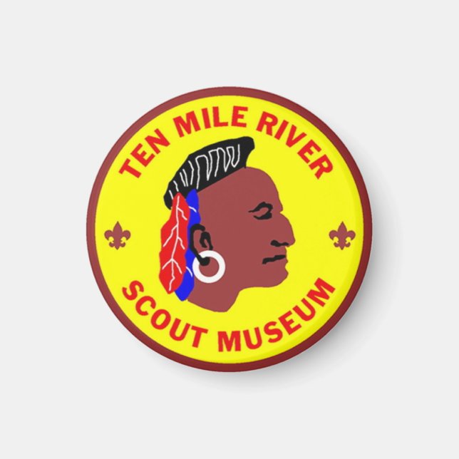 Musée des scouts de la rivière Ten Mile Magnet Sma (Devant)