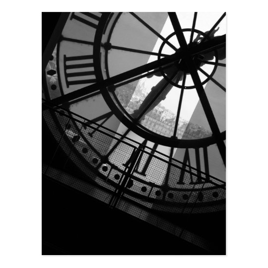 Musee d'Orsay Clock Postcard