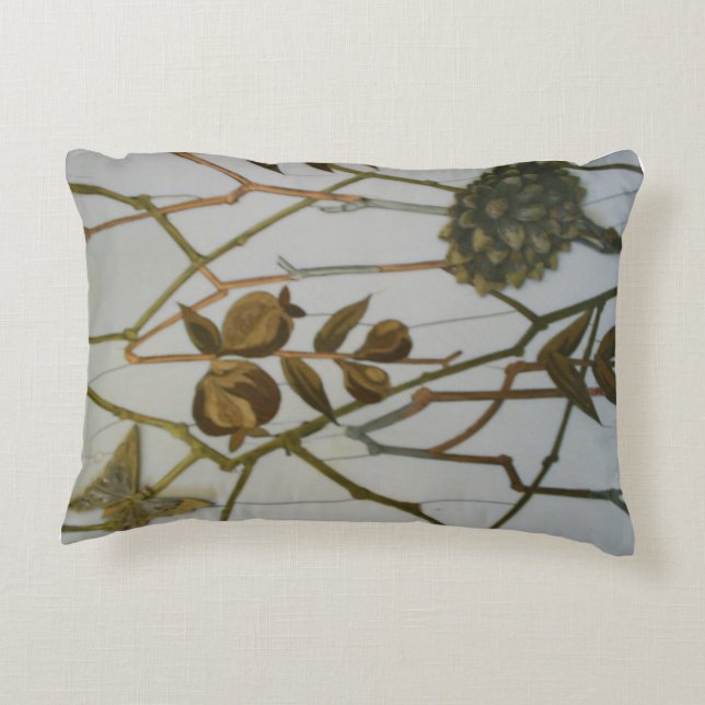 Musee d'Orsay - marquetry element Accent Pillow (Back)