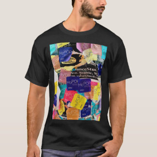 Musée MoPop de Seattle Collage T-shirt classique