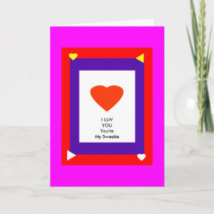MUSÉE Zazzle Modèle 1 Valentine Card-1a