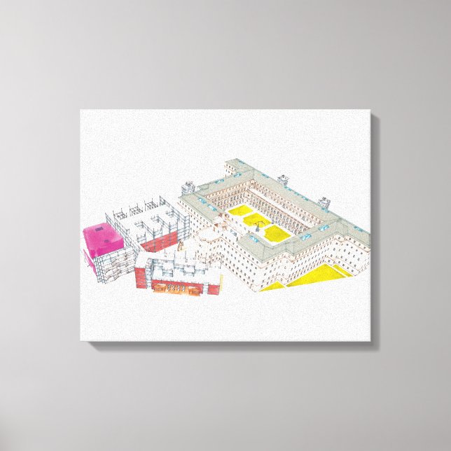 Museo Nacional Centro de Arte Reina Sofia. Canvas Print (Front)