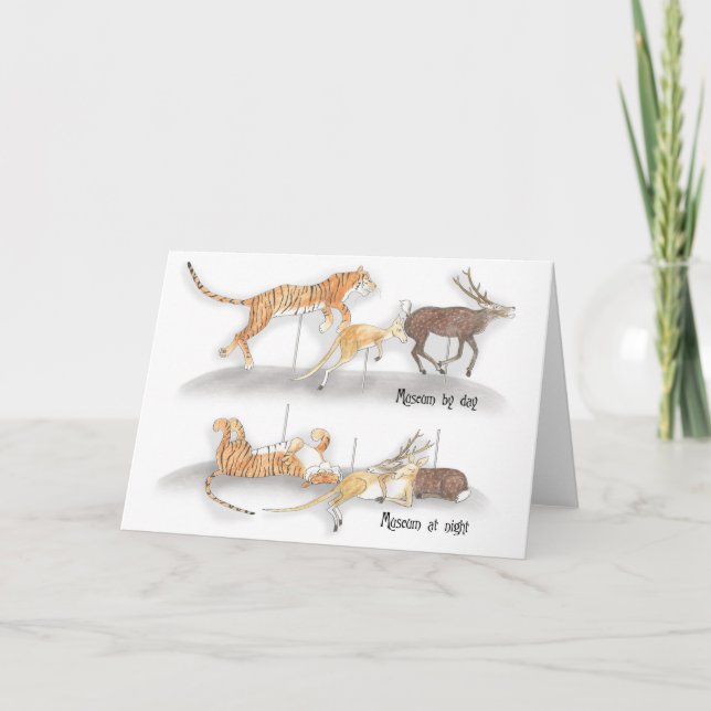 Museum animals card (Front)