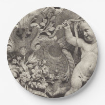 Museum art unique paper plate 